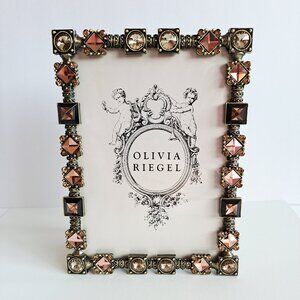 NEW Olivia Riegel Picture Frame with Large Crystals 5x7